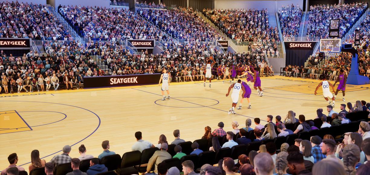 Chase Center - Section Courtside Lounge 27 Seat View