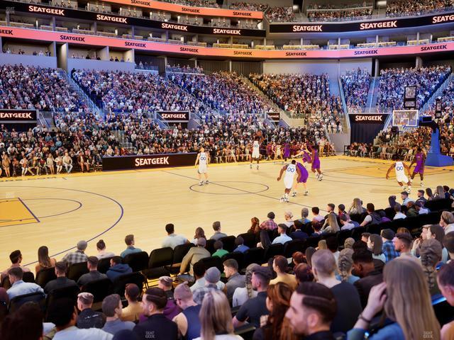 Chase Center - Section Courtside Lounge 27 Seat View