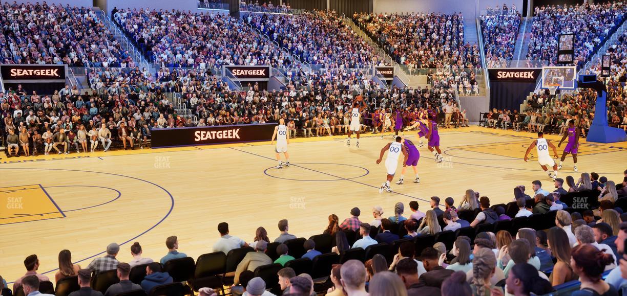 Chase Center - Section Courtside Lounge 27 Seat View