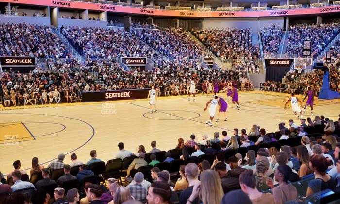 Chase Center - Section Courtside Lounge 27 Seat View