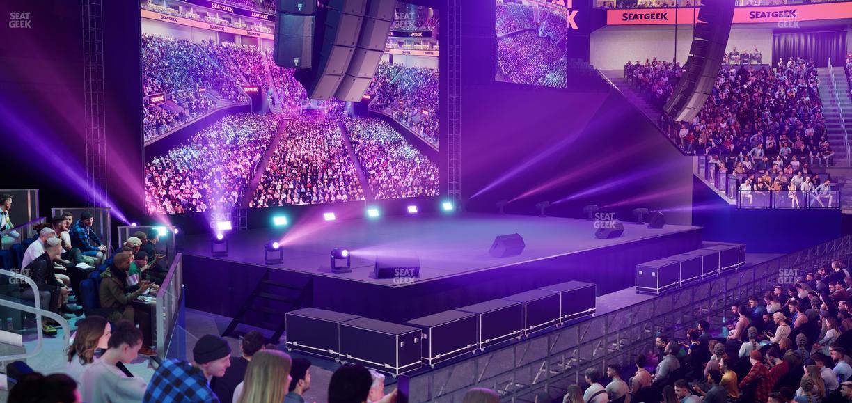 Chase Center - Section Courtside Lounge 28 Seat View