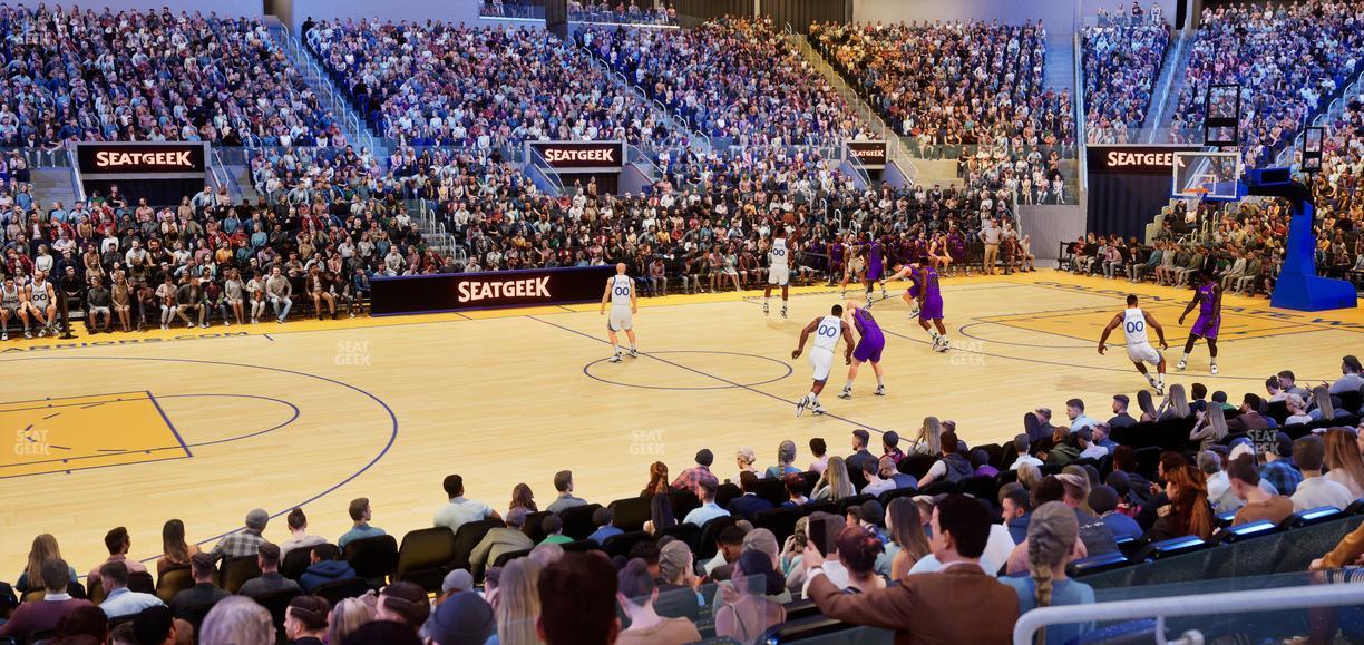 Chase Center - Section Courtside Lounge 28 Seat View