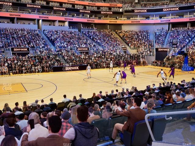 Chase Center - Section Courtside Lounge 28 Seat View