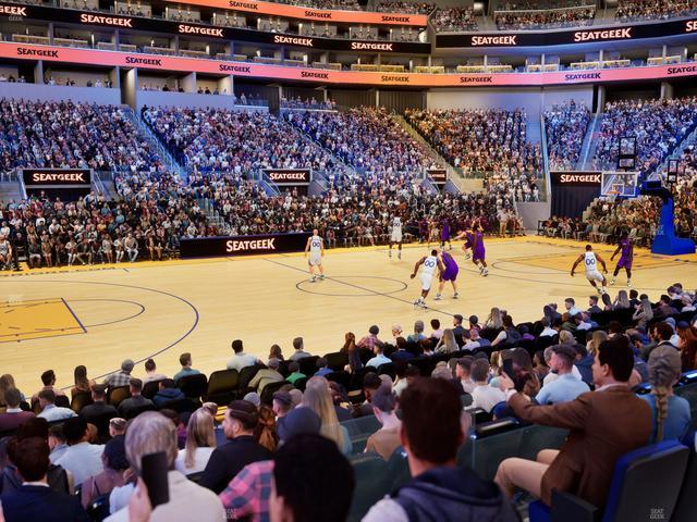 Chase Center - Section Courtside Lounge 28 Seat View