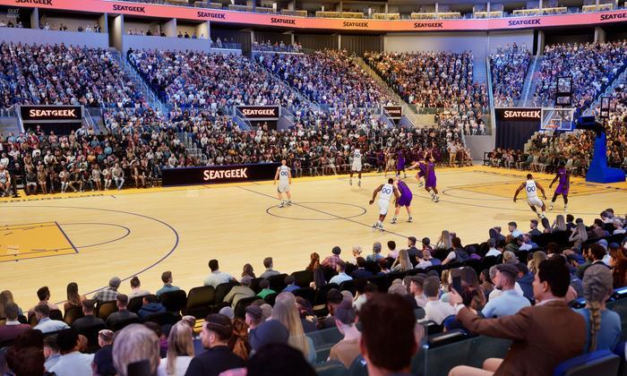Chase Center - Section Courtside Lounge 28 Seat View