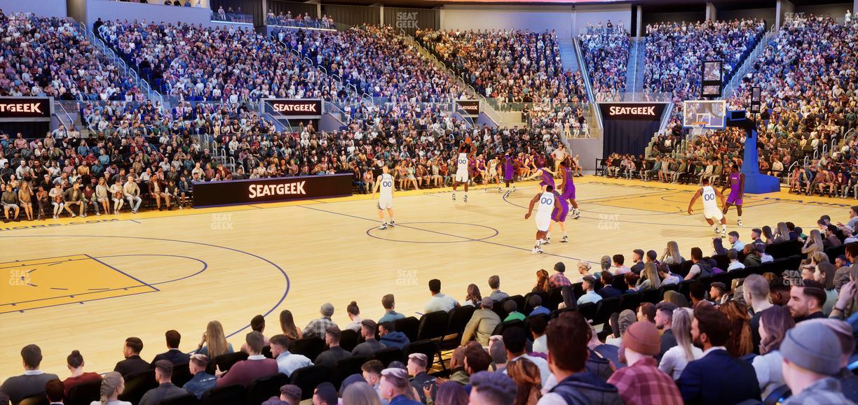 Chase Center - Section Courtside Lounge 29 Seat View