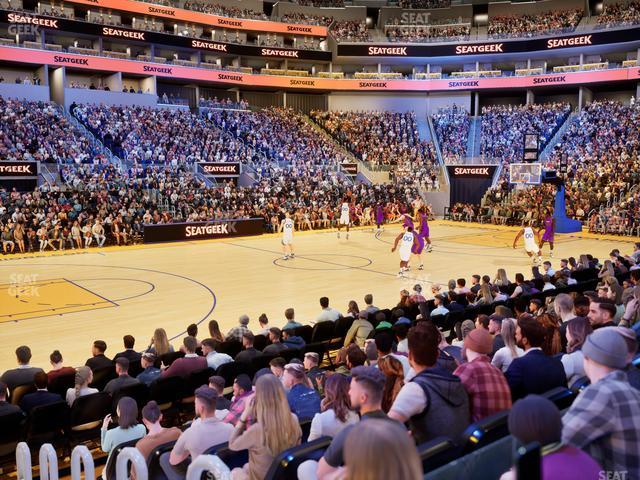 Chase Center - Section Courtside Lounge 29 Seat View