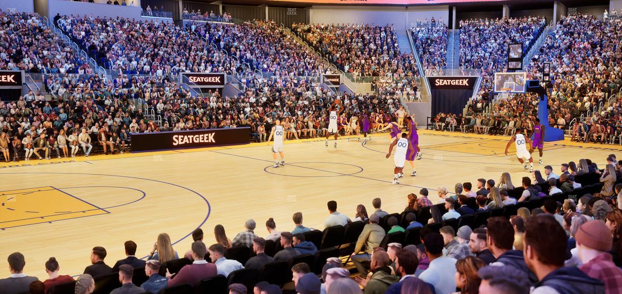 Chase Center - Section Courtside Lounge 29 Seat View