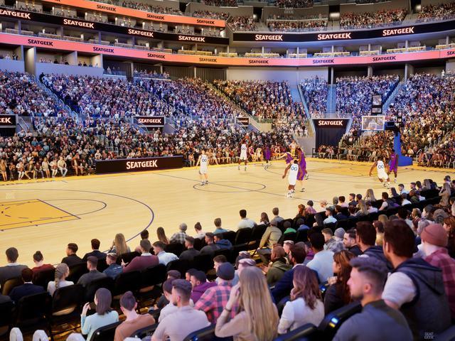 Chase Center - Section Courtside Lounge 29 Seat View