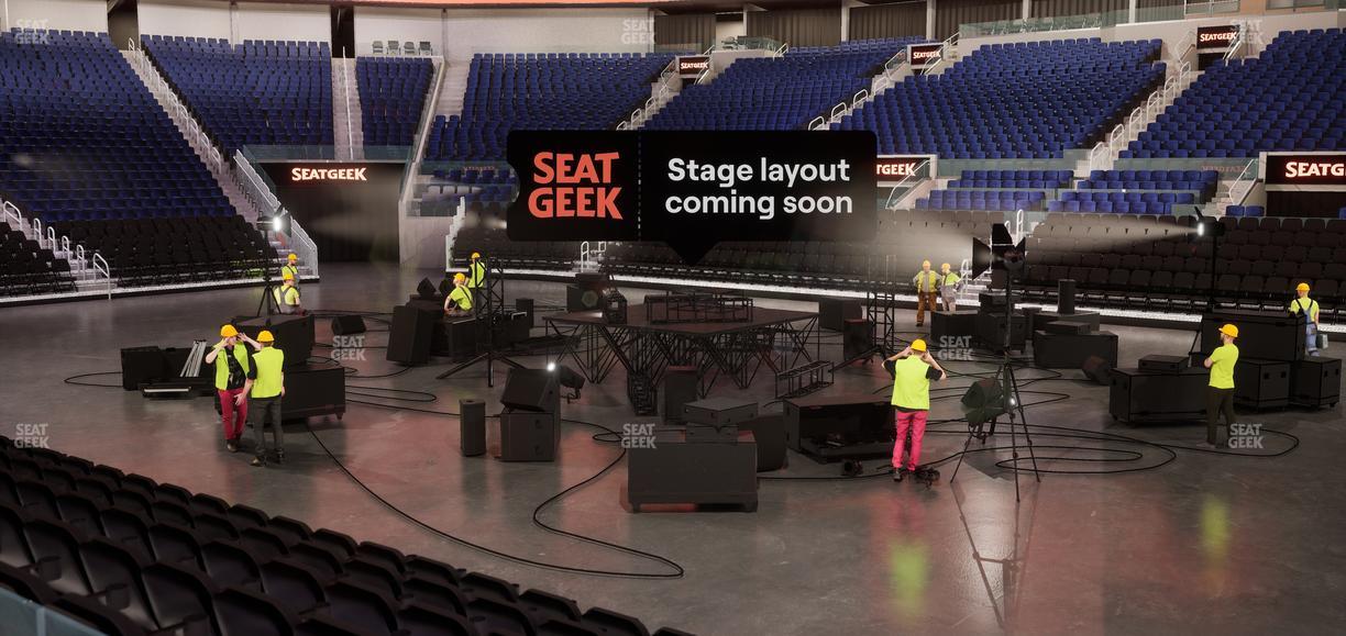 Chase Center - Section Courtside Lounge 3 Seat View