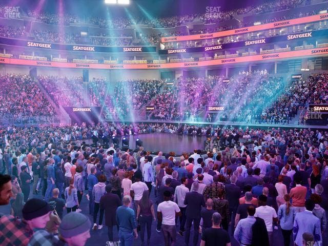 Chase Center - Section Courtside Lounge 3 Seat View