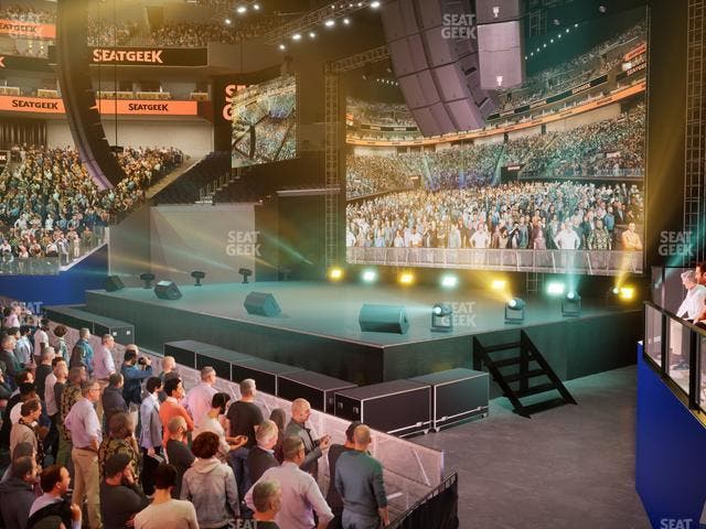 Chase Center - Section Courtside Lounge 3 Seat View