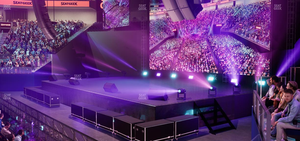 Chase Center - Section Courtside Lounge 3 Seat View