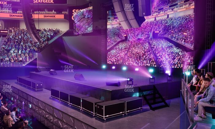 Chase Center - Section Courtside Lounge 3 Seat View