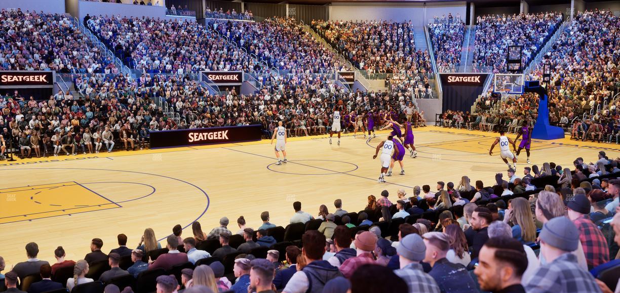 Chase Center - Section Courtside Lounge 30 Seat View