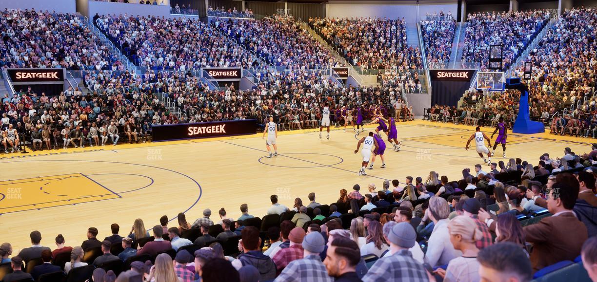 Chase Center - Section Courtside Lounge 30 Seat View