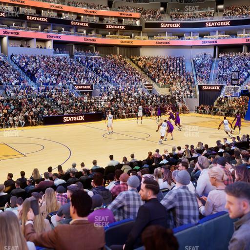 Chase Center - Section Courtside Lounge 30 Seat View