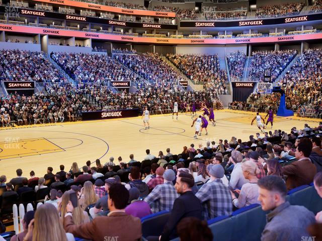 Chase Center - Section Courtside Lounge 30 Seat View