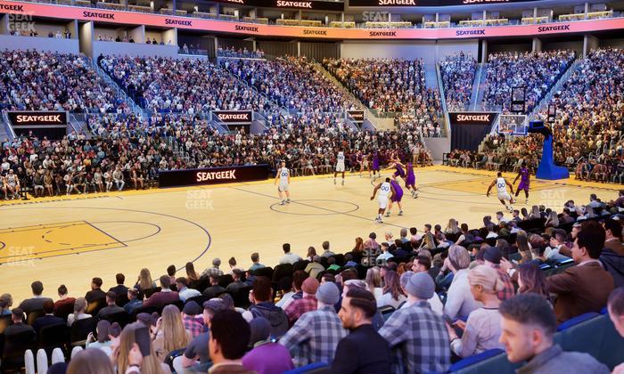 Chase Center - Section Courtside Lounge 30 Seat View