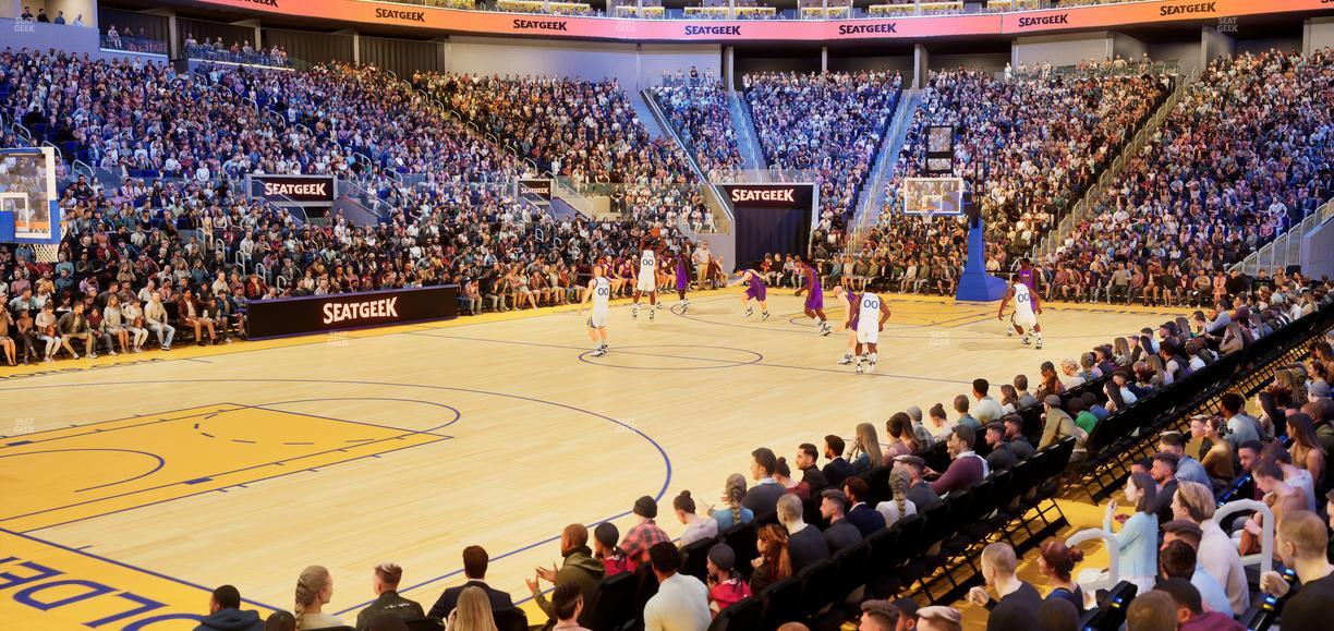 Chase Center - Section Courtside Lounge 31 Seat View
