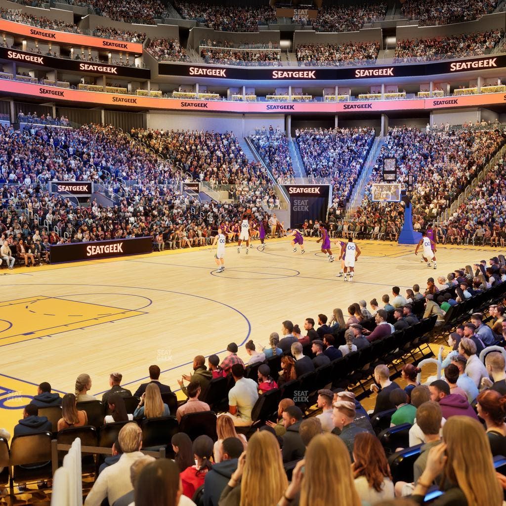Chase Center - Section Courtside Lounge 31 Seat View