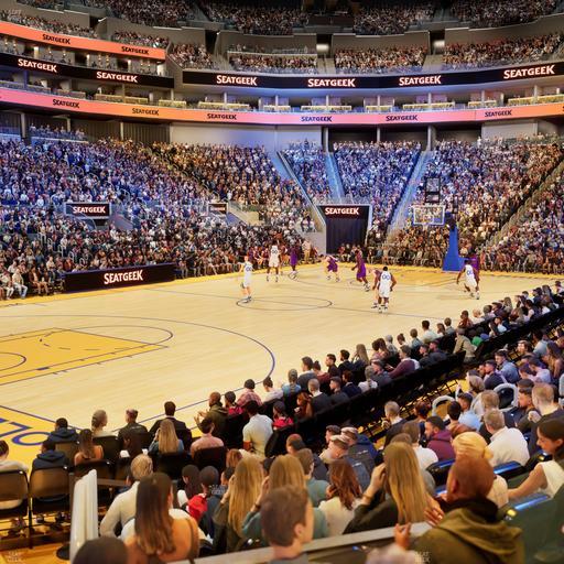 Chase Center - Section Courtside Lounge 32 Seat View