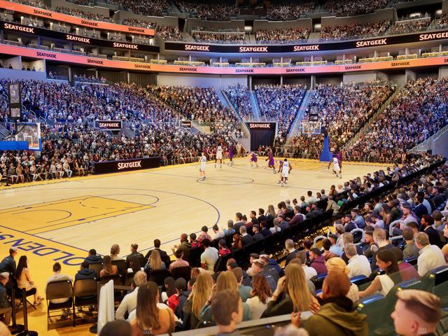 Chase Center - Section Courtside Lounge 32 Seat View