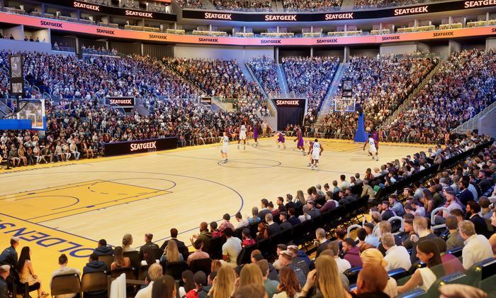 Chase Center - Section Courtside Lounge 32 Seat View