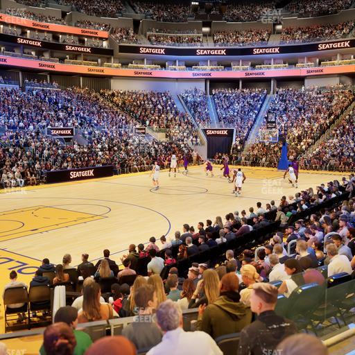 Chase Center - Section Courtside Lounge 32 Seat View