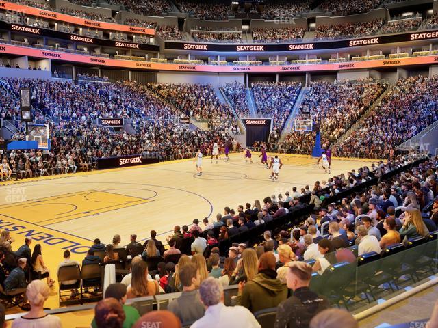 Chase Center - Section Courtside Lounge 32 Seat View