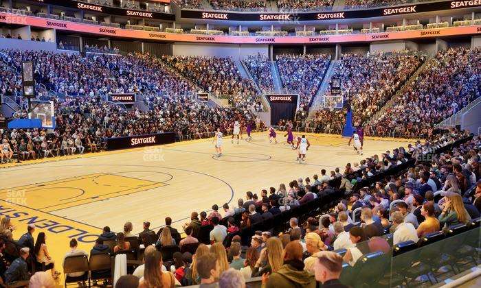 Chase Center - Section Courtside Lounge 32 Seat View