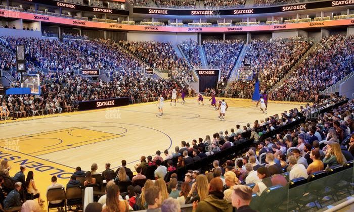 Chase Center - Section Courtside Lounge 32 Seat View