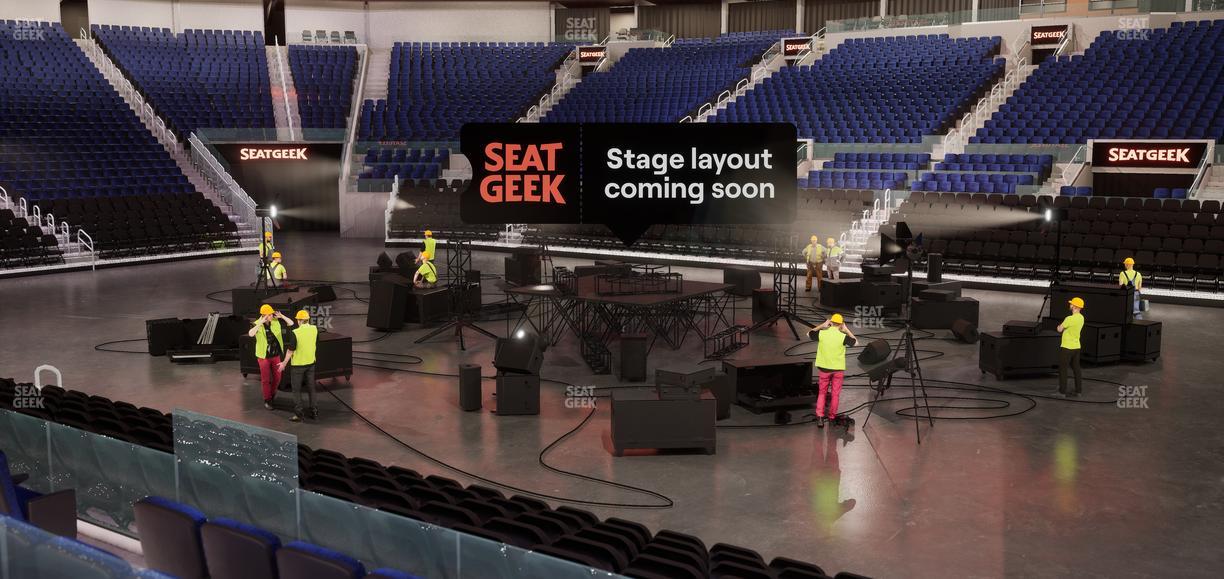 Chase Center - Section Courtside Lounge 4 Seat View