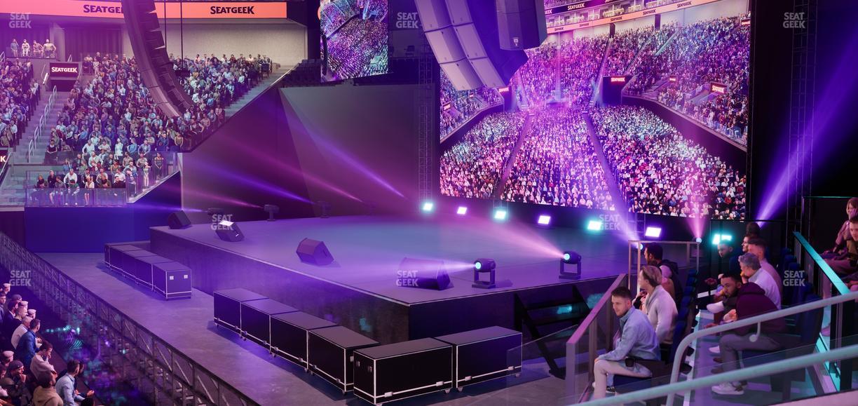 Chase Center - Section Courtside Lounge 4 Seat View