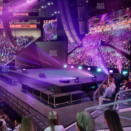 Chase Center - Section Courtside Lounge 4 Seat View