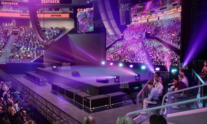 Chase Center - Section Courtside Lounge 4 Seat View