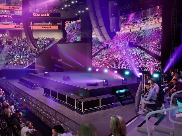 Chase Center - Section Courtside Lounge 4 Seat View