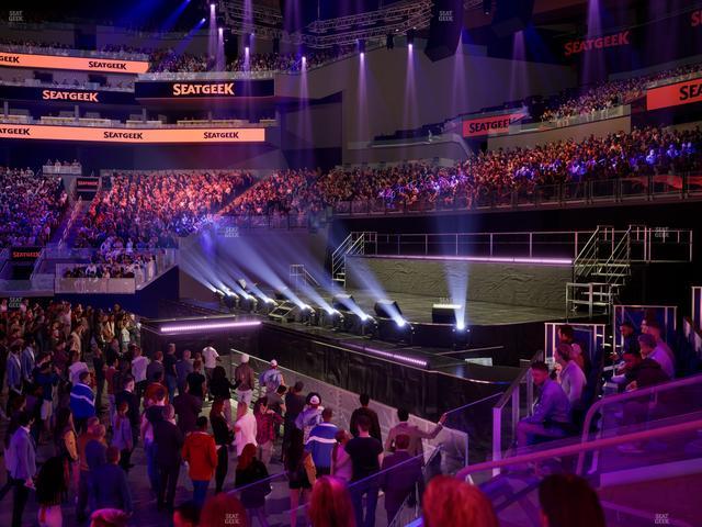Chase Center - Section Courtside Lounge 4 Seat View
