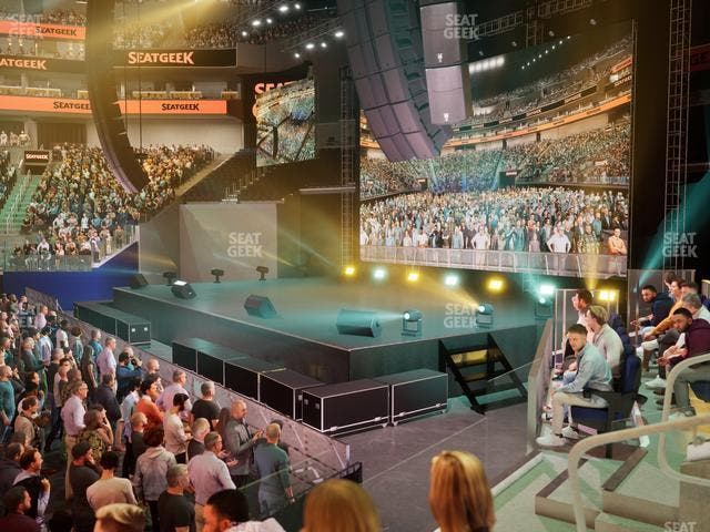 Chase Center - Section Courtside Lounge 4 Seat View