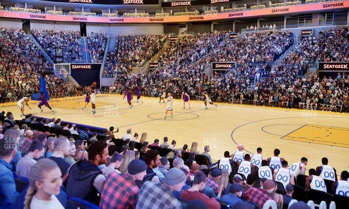 Chase Center - Section Courtside Lounge 4 Seat View