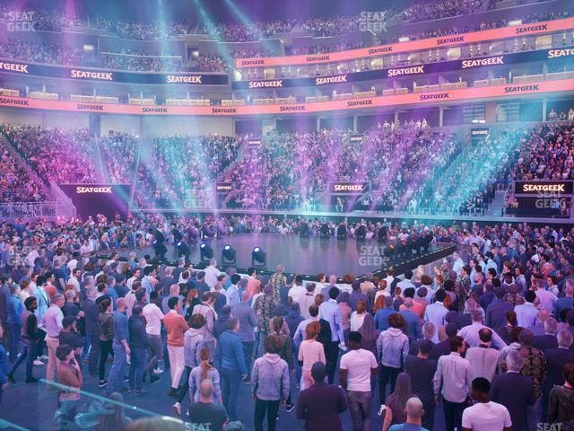 Chase Center - Section Courtside Lounge 5 Seat View