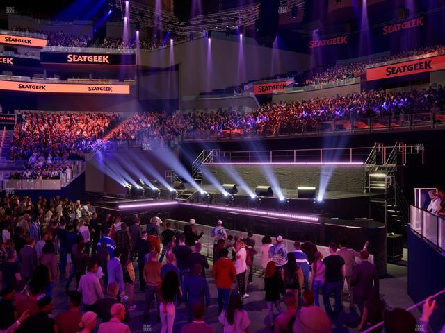 Chase Center - Section Courtside Lounge 5 Seat View
