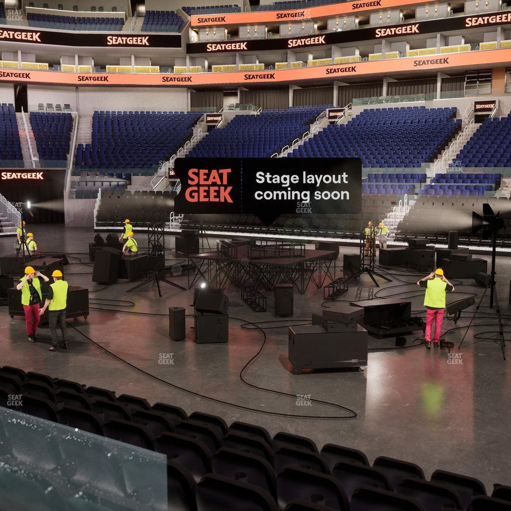 Chase Center - Section Courtside Lounge 5 Seat View
