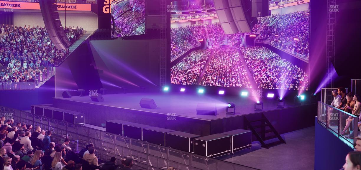 Chase Center - Section Courtside Lounge 5 Seat View