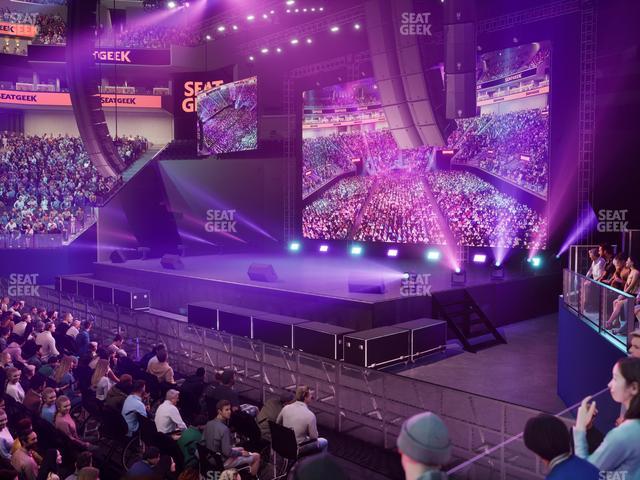 Chase Center - Section Courtside Lounge 5 Seat View Chase Center - Section Courtside Lounge 5 Seat View