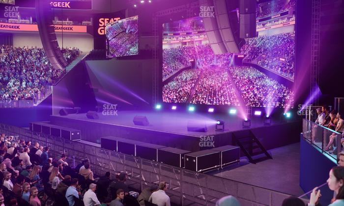 Chase Center - Section Courtside Lounge 5 Seat View