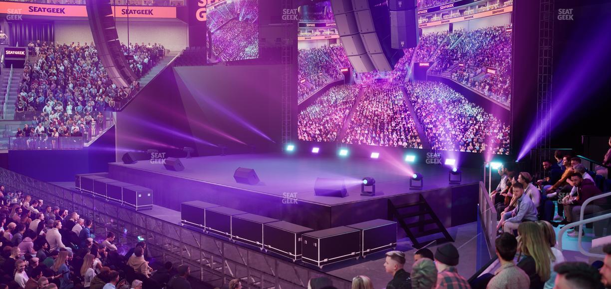 Chase Center - Section Courtside Lounge 6 Seat View