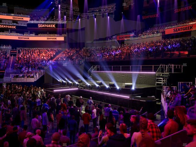 Chase Center - Section Courtside Lounge 6 Seat View