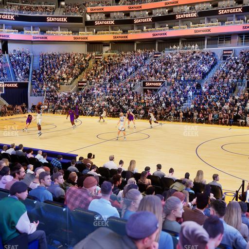 Chase Center - Section Courtside Lounge 6 Seat View
