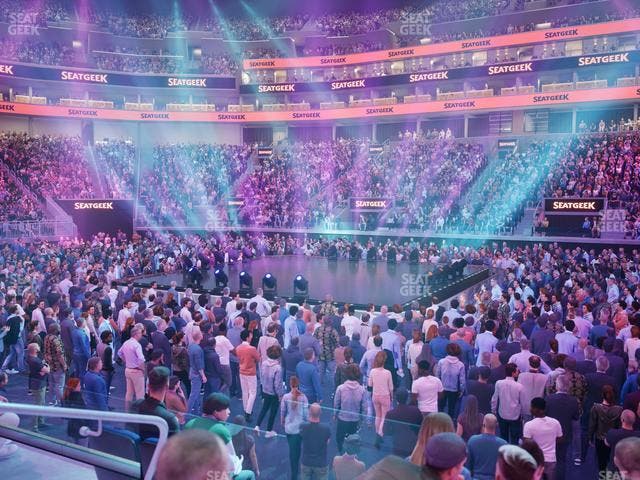 Chase Center - Section Courtside Lounge 6 Seat View